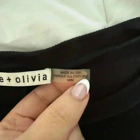 Alice+Olivia Fitted Sweater Long Sleeve Tee - Picture 8 of 9